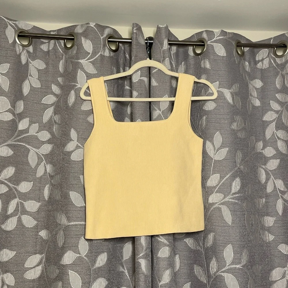 Reformation Julia Ribbed Sweater Tank